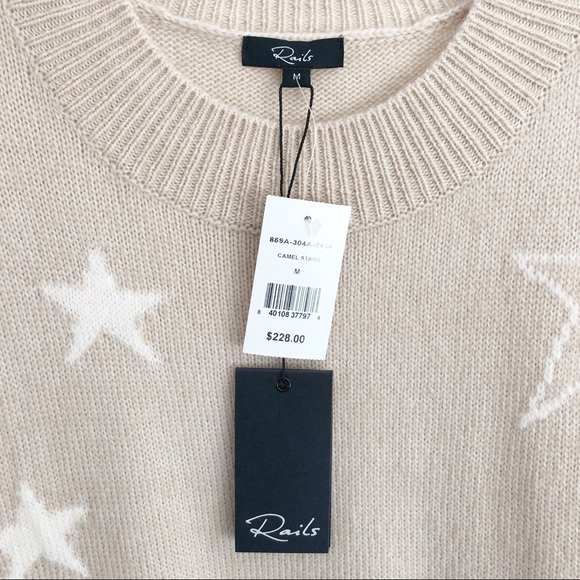 NWT Rails Kana Star Knit Sweater - Picture 6 of 13